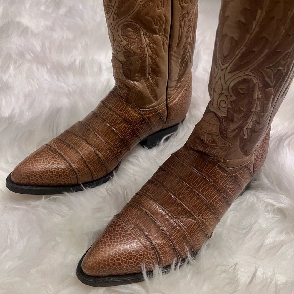 Vintage Botas Jaca Caiman Cowboy Boots